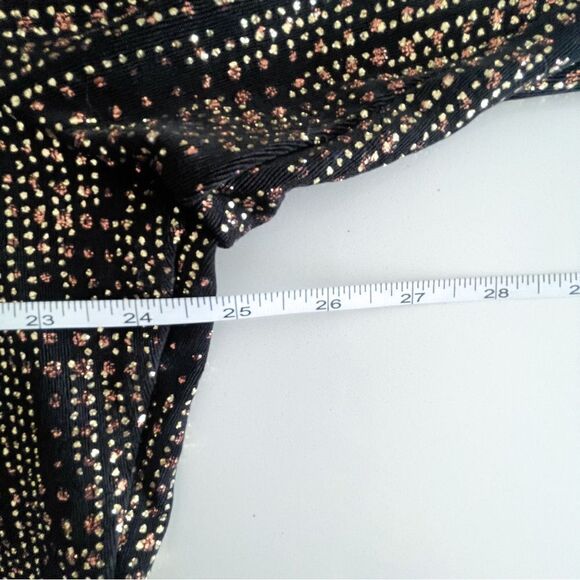 Joseph Ribkoff Jacket Luxurious Brown Gold Beaded Glitter Cardigan Women's 12 - Picture 5 of 7